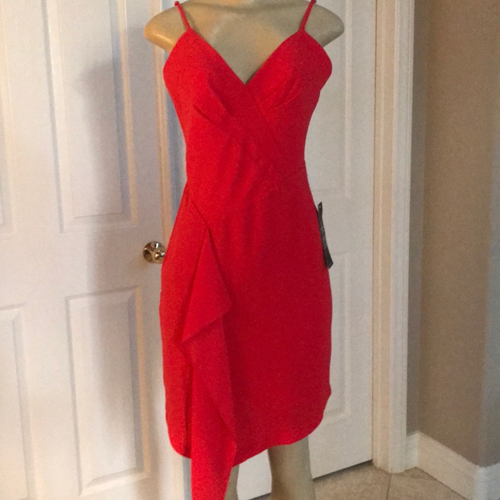 NWT BCBG Red Cornelia dress size 2